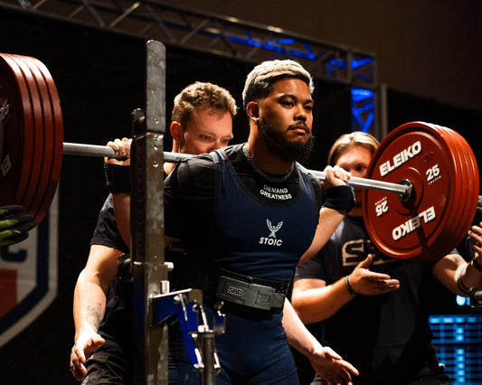 NUMOTIVE Kendrick Trinidad Squatting 93kg class at the 2024 Powerlifting America Nationals